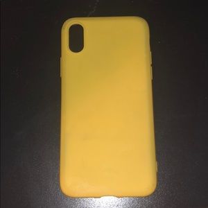 iPhone X Yellow Case